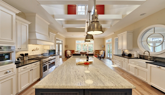 Bàn bếp ấn tượng với đá Granite