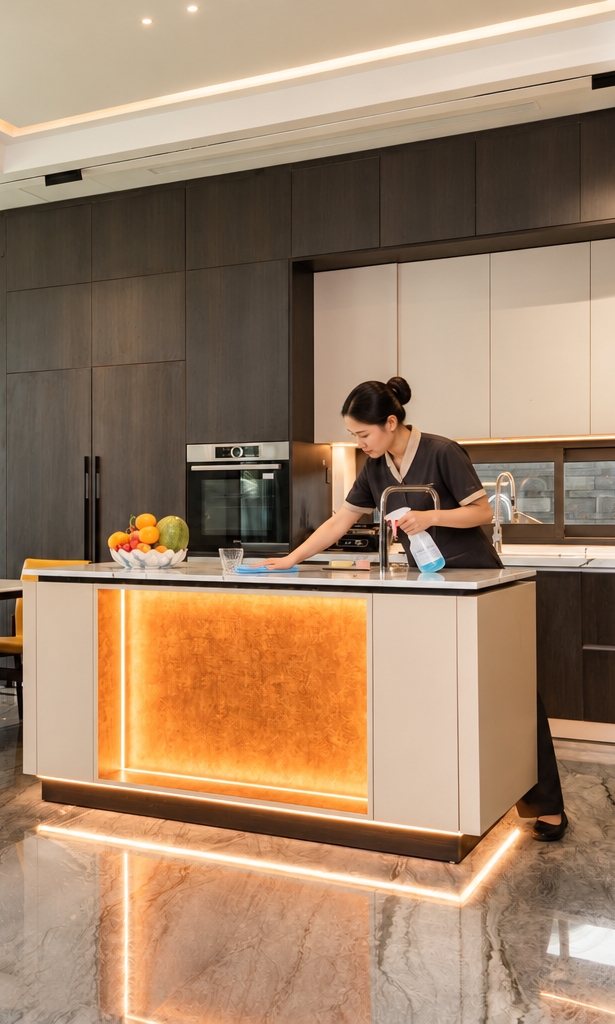 Cách Vệ Sinh Và Bảo Dưỡng Đá Marble Bàn Bếp Không Mất Độ Bóng